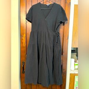Universal Thread black tier cotton dress XL